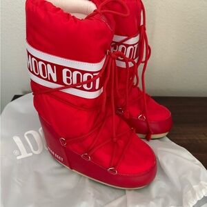 Moon Boot Women's Bold Red Winter Boots